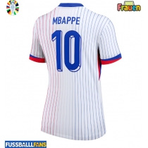 Frankreich Kylian Mbappe #10 Auswärtstrikot Frauen EM 2024 Kurzarm